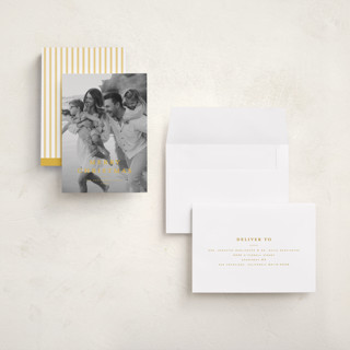This is a twinkle light holiday photo cards with standard by Wildfield Paper Co called wonderful christmas time printing on signature in grand