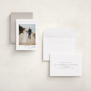 This is a snow holiday photo cards with standard by Orasie called merriest together printing on recycled smooth signature in grand