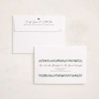 This is a winter berry holiday photo cards with standard by Susan Moyal called holly & pine printing on recycled smooth signature in grand