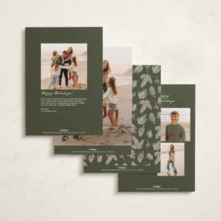 This is a snowdrop holiday photo cards with standard by Corinne Malesic called the way it is printing on signature in grand