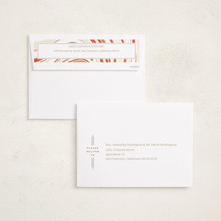 This is a peppermint holiday photo cards with standard by Oscar and Emma - Karly Depew called peppermint flavor printing on recycled smooth signature in grand