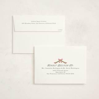 This is a rosy cheeks holiday photo cards with standard by Petra Kern called la porta printing on signature in grand