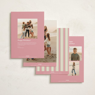 This is a wreath holiday photo cards with standard by letterfix called simply said printing on signature in grand