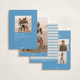 This is a pond holiday photo cards with standard by Megan Davis called bari printing on signature in grand