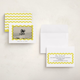 This is a halo holiday photo cards with standard by Creo Study called squiggle overlay printing on recycled smooth signature in grand