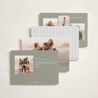 This is a dove holiday photo cards with standard by Amy Kross called lockley printing on recycled smooth signature in grand