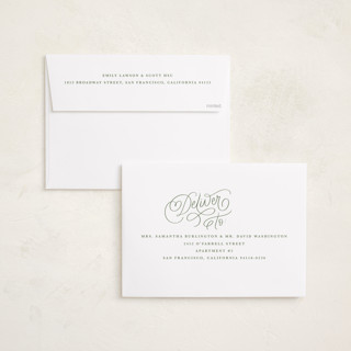 This is a mint holiday photo cards with standard by Kristen Smith called painted garland printing on recycled smooth signature in grand