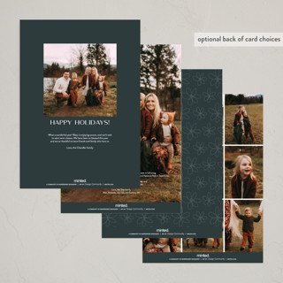 This is a deep forest holiday photo cards with standard by Lori James called island kalikimaka printing on recycled smooth signature in grand