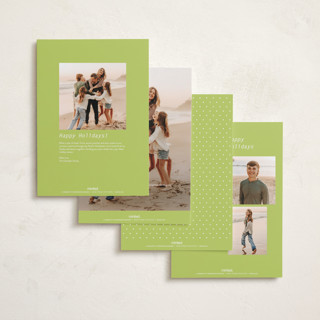 This is a mistletoe glow holiday photo cards with standard by JoAnn Jinks called neon vintage printing on signature in grand