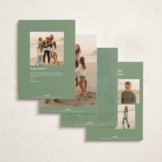 This is a vanilla holiday photo cards with standard by Jennifer Wick called tis the season printing on signature in grand