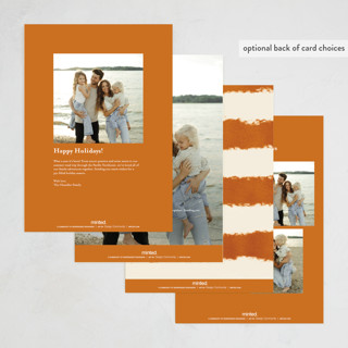This is a spice holiday photo cards with standard by Gwen Bedat called stuck printing on signature in grand