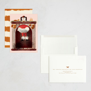 This is a spice holiday photo cards with standard by Gwen Bedat called stuck printing on signature in grand