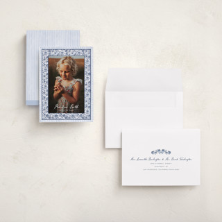 This is a frost holiday photo cards with standard by Jenna Holcomb called a cottage christmas printing on recycled smooth signature in grand