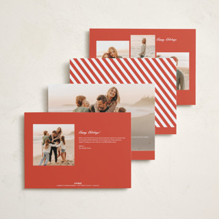 This is a snow holiday photo cards with standard by Sara Hicks Malone called w o n d e r s printing on recycled smooth signature in grand