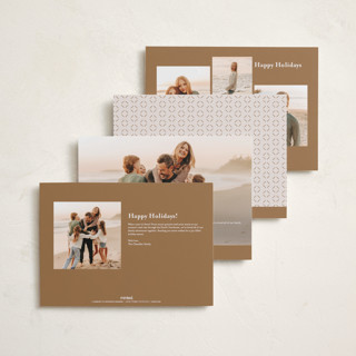 This is a vanilla holiday photo cards with standard by Claudia Orengo called photo album printing on recycled smooth signature in grand