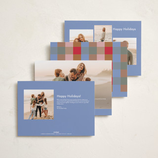 This is a pearl holiday photo cards with standard by Pixel and Hank called minimize printing on recycled smooth signature in grand