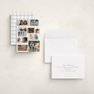 This is a winter holiday photo cards with standard by Ashlee Townsend called season of memories printing on recycled smooth signature in grand