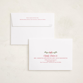 This is a holly berry holiday photo cards with standard by Petra Kern called lillian printing on recycled smooth signature in grand