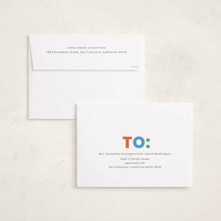 This is a bright holiday photo cards with standard by Jessica Yeo called shapes printing on signature in grand