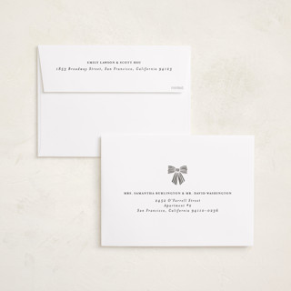 This is a midnight holiday photo cards with standard by Iveta Angelova called ribbon framed printing on recycled smooth signature in grand