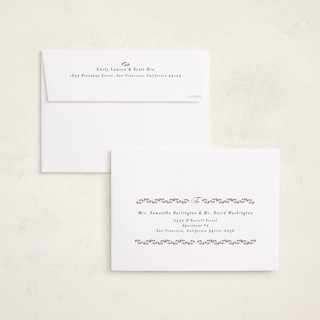 This is a mulled wine holiday photo cards with standard by Susan Moyal called delicate frame printing on recycled smooth signature in grand