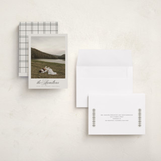 This is a mist holiday photo cards with standard by Nicole Walsh called feature printing on recycled smooth signature in grand