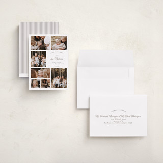 This is a gingerbread holiday photo cards with standard by Emily Betts called seven printing on signature in grand
