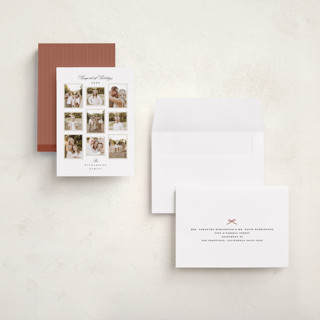 This is a linen holiday photo cards with standard by Jennifer Postorino called delicate printing on recycled smooth signature in grand