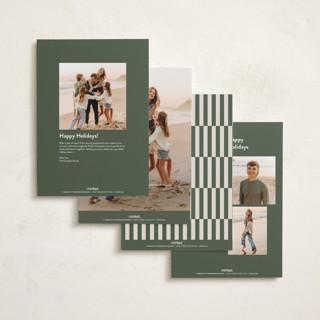 This is a balsam holiday photo cards with standard by Kristie Kern called cumberland printing on recycled smooth signature in grand