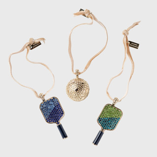 This is a multicolor holiday decorations by Joanna Buchanan called pickleball boxed gift set in standard
