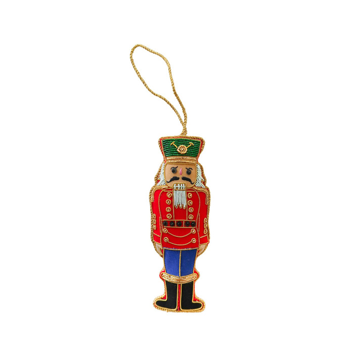 Jollity & Co Nutcracker Beaded Ornament