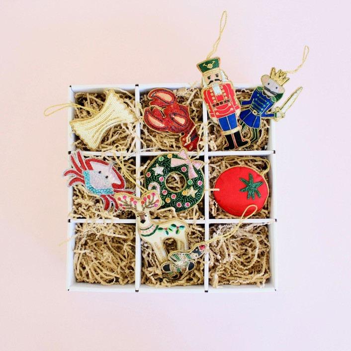 Jollity & Co Nutcracker Beaded Ornament - Thumbnail 2