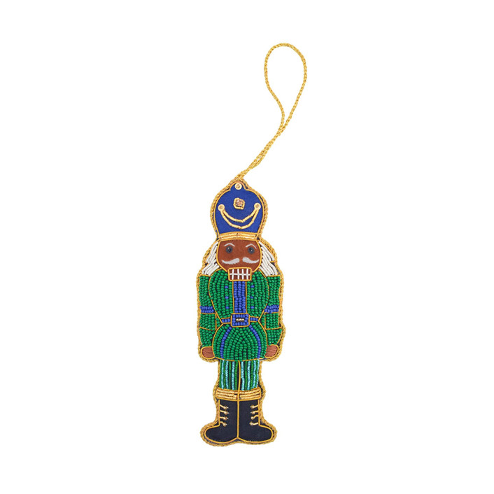 Jollity & Co Nutcracker Beaded Ornament