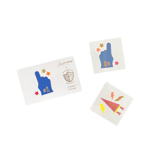 This is a multicolor party favors by Jollity and Co called good sport temporary tattoos - pack of 2 in standard