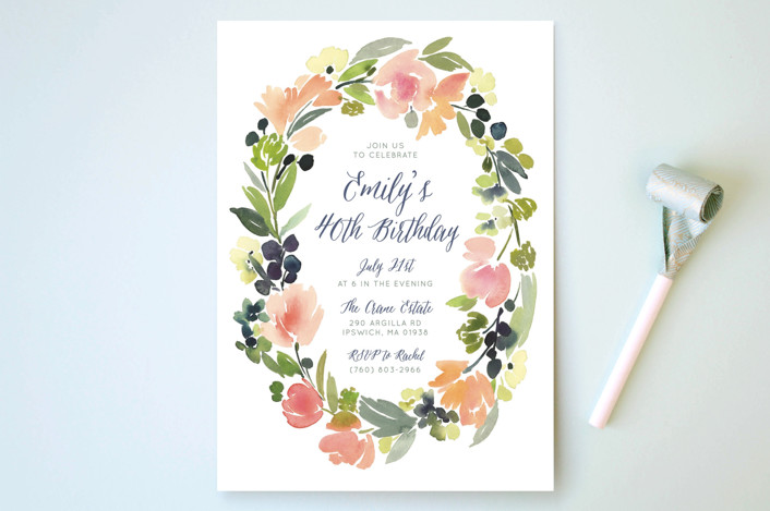Watercolor Wreath