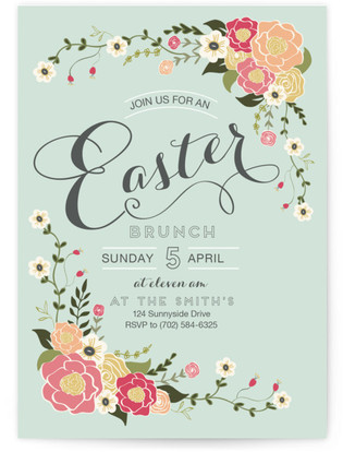 easter party invitations party decor minted