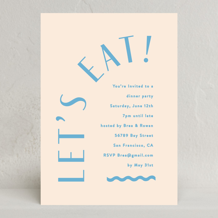 Arch Type Party Invitations by Angela Thompson Minted