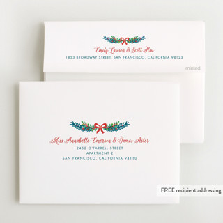 This is a frost kids thank you cards with standard by Shirley Lin Schneider called holiday stockings printing on strathmore in standard