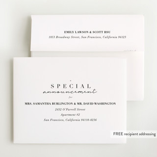 This is a peach kids thank you cards with standard by Lori Wemple called coming soon snap printing on strathmore in standard