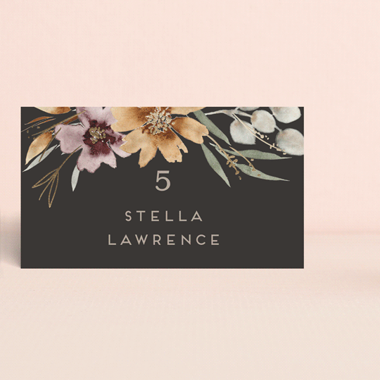 Botana FoilPressed Place Cards by Petra Kern Minted