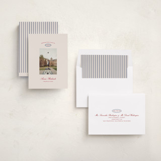 This is a sand graduation announcements with standard by Rachel Cassel called the single photo printing on recycled smooth signature in standard