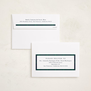 This is a academy graduation announcements with standard by Lea Delaveris called preppy plaid printing on recycled smooth signature in standard