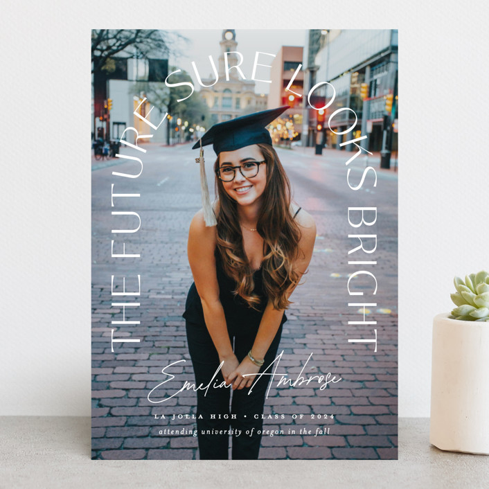Graduate Arch Graduation Announcements by Erica Krystek Minted