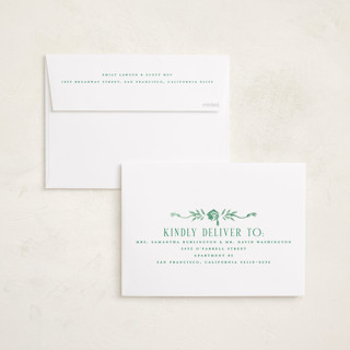 This is a laurel graduation announcements with standard by Petra Kern called grad crest printing on recycled smooth signature in standard