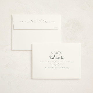 This is a moss graduation announcements with standard by Ashley Iwafuchi called illustrated grad printing on recycled smooth signature in standard