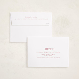 This is a crimson graduation announcements with standard by Carmia Jordaan called brilliant day printing on recycled smooth signature in standard
