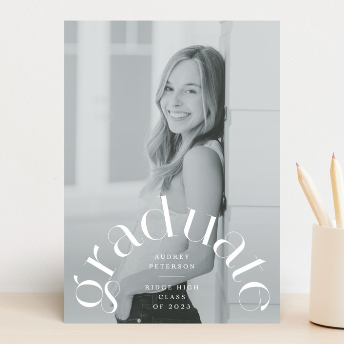 Arciform Graduation Announcements by Olivia Raufman Minted