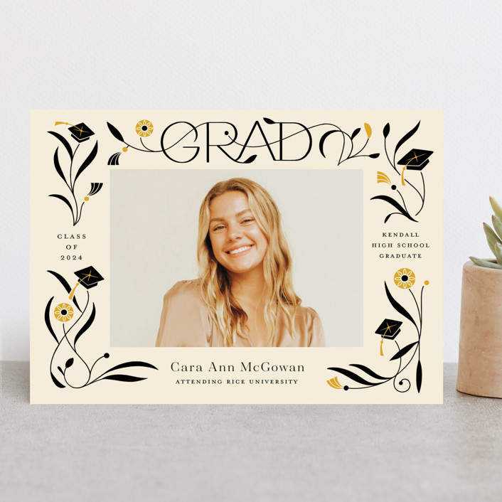 Grad Florals Graduation Announcements by Ramberg Minted
