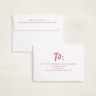 This is a candy graduation announcements with standard by Vera Lim called playful printing on recycled smooth signature in standard