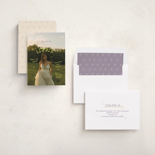 This is a plum graduation announcements with standard by Helena Vitto called funtime printing on recycled smooth signature in standard